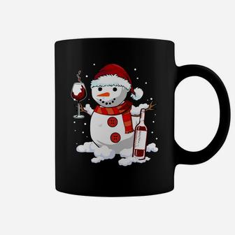 Snowman Wine Christmas 2019 Gift - Drinking Xmas Wine Lovers Sweatshirt Coffee Mug | Crazezy AU
