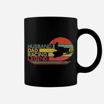 Snowmobile Husband Dad Racing Legend Vintage Coffee Mug - Monsterry CA