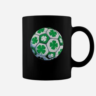 Soccer Ball Shamrock St Patricks Coffee Mug - Thegiftio UK