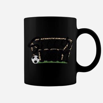 Soccer Mom Funny Leopard Goal Soccer Lovers Coffee Mug | Crazezy UK