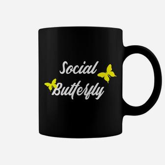 Social Butterfly Costume Gifts For Extroverts Coffee Mug - Thegiftio UK