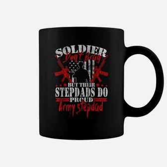Soldiers Don't Brag Stepdads Do Proud Army Stepdad Dad Gift Coffee Mug | Crazezy