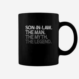 Son-In-Law Gift The Man Myth Legend Coffee Mug | Crazezy UK