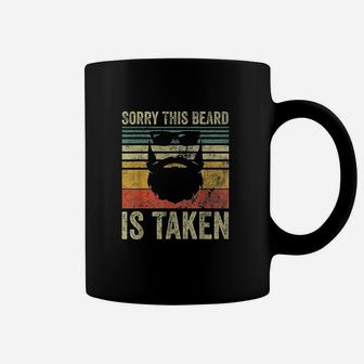 Sorry This Beard Is Taken Funny Valentines Day Gift Coffee Mug | Crazezy