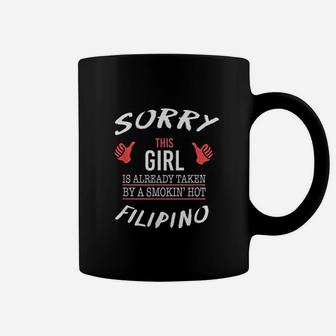 Sorry This Girl Taken By Hot Funny Filipino Philippines Coffee Mug | Crazezy