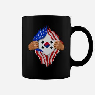 South Korean Blood Inside Me | South Korea Flag Gift Coffee Mug | Crazezy
