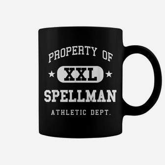 Spellman Name Vintage Retro School Sport Funny Coffee Mug | Crazezy CA