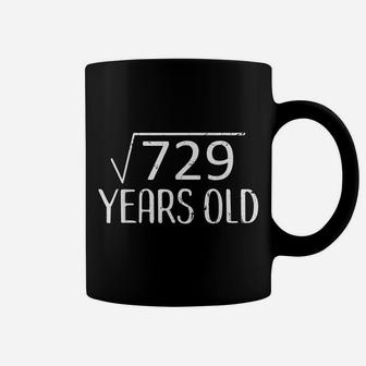 Square Root 729 Tshirt Funny 27Th Birthday Gift 27 Years Old Coffee Mug | Crazezy AU
