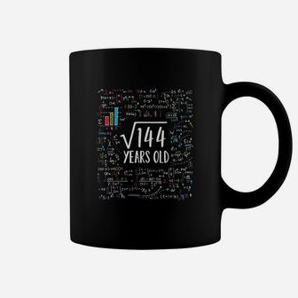 Square Root Of 144 12Th Birthday 12 Year Old Gifts Math Bday Coffee Mug | Crazezy DE