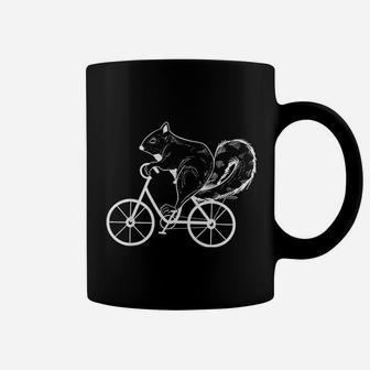 Squirrel On Bike Coffee Mug | Crazezy