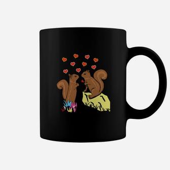 Squirrel Valentine Simple Design Coffee Mug - Monsterry UK