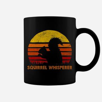 Squirrel Whisperer Retro Sunset Silhouette Vintage Safari Coffee Mug | Crazezy