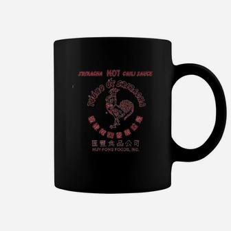 Sriracha Hot Sauce Sriracha Flames Coffee Mug - Thegiftio