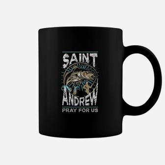 St Andrew Patron Saint Of Fisherman Fishing Catholic Saint Coffee Mug - Thegiftio UK