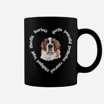 St Bernard Dog Heart | Saint Bernard Mom St Bernard Dad Coffee Mug | Crazezy