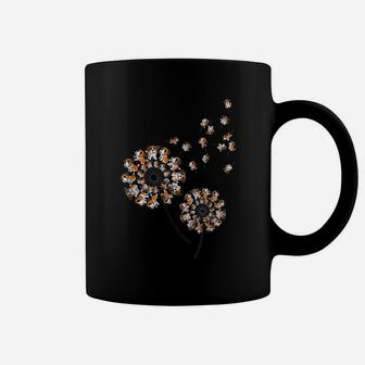 St Bernard Flower Fly Dandelion Funny Dog Lover Coffee Mug | Crazezy