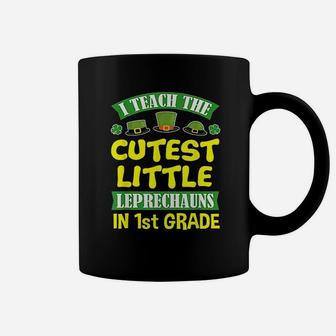 St Patrick Day Tshirts Teacher 1St Grade Men Women School Coffee Mug | Crazezy UK