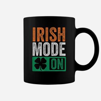 St Patrick's Day Beer Drinking Ireland - Irish Mode On Shirt Coffee Mug | Crazezy DE