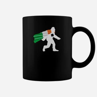 St Patricks Day Bigfoot Irish Ireland Flag Kids Coffee Mug - Thegiftio UK