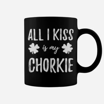 St Patricks Day Chorkie Dog Mom Irish Coffee Mug - Monsterry AU