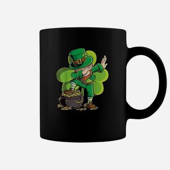 St Patricks Day Dabbing Leprechaun Boys Coffee Mug - Thegiftio UK