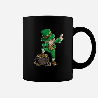 St Patricks Day Dabbing Leprechaun Coffee Mug - Thegiftio UK