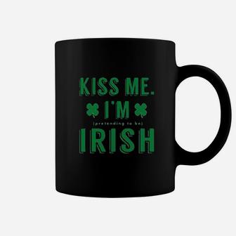 St Patricks Day Funny Green Shamrock Irish Full Coffee Mug | Crazezy CA