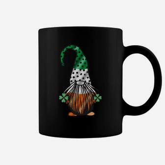 St Patricks Day Gnome Irish Flag Leprechaun With Shamrocks Coffee Mug | Crazezy UK
