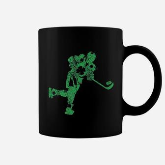 St Patricks Day Hockey Irish Boys Saint Paddys Shamrock Coffee Mug