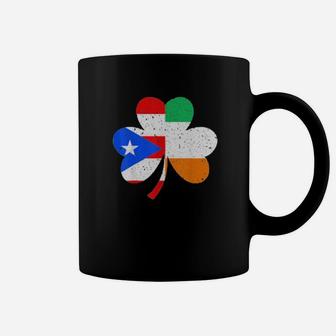 St Patricks Day Ireland Irish Puerto Rican Coffee Mug - Monsterry
