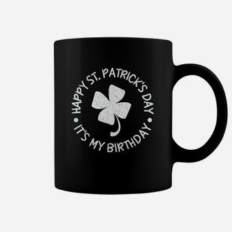 St Patricks Day Its My Birthday Shamrock Happy Green Boys Coffee Mug | Crazezy CA