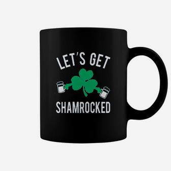 St Patricks Day Lets Get Shamrocked Coffee Mug - Thegiftio UK