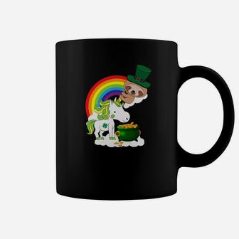 St Patricks Day Sloth On A Unicorn Irish Gift Coffee Mug - Thegiftio UK