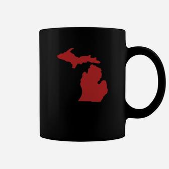 State Of Michigan Solid Coffee Mug - Thegiftio UK