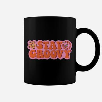 Stay Groovy Hippie Retro Style Coffee Mug | Crazezy CA