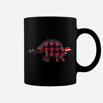Stegosaurus Santa Hat Christmas Dinosaur Lover Gift Coffee Mug | Crazezy CA