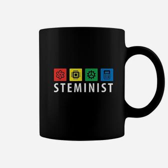 Steminist Support Stem Programs Feminist Coffee Mug | Crazezy