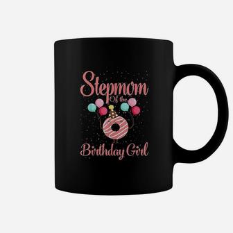 Stepmom Of The Birthday Girl Donut Coffee Mug | Crazezy UK