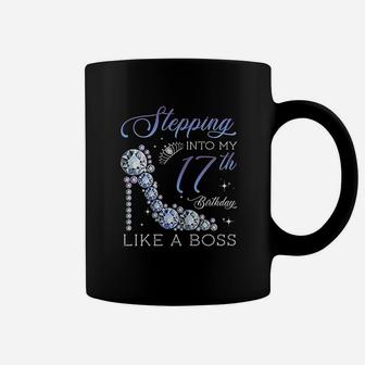 Stepping Into 17Th Birthday Born 2003 Gifts 17 Years Old Coffee Mug | Crazezy