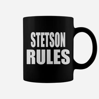 Stetson Rules Son Daughter Boy Girl Baby Name Coffee Mug | Crazezy