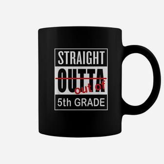 Straight Outta Fifth Grade 5Th Graduation Coffee Mug | Crazezy CA