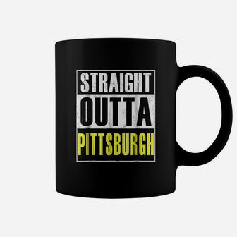 Straight Outta Pittsburgh Steel And City Coffee Mug - Thegiftio UK
