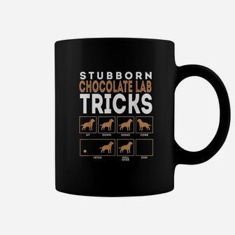 Stubborn Chocolate Labrador Retriever Dog Tricks Coffee Mug | Crazezy AU