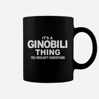 Stuff With Attitude Ginobili Thing Black Coffee Mug | Crazezy DE