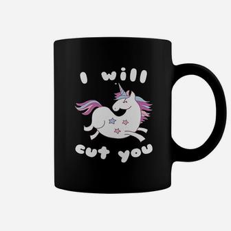 Summer I Will Cut You Unicorn Yoga Tops Coffee Mug | Crazezy CA