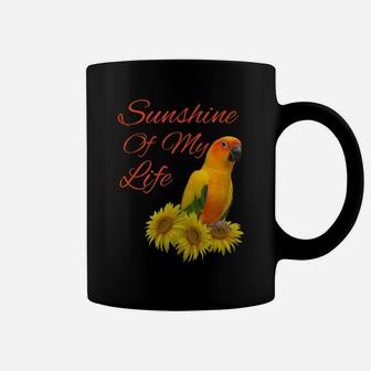 Sun Conure Parrot Sunshine Sunflower Premium T-Shirt Coffee Mug | Crazezy AU