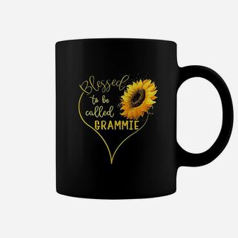 Sunflower Heart Blessed To Be Called Grammie Coffee Mug | Crazezy UK