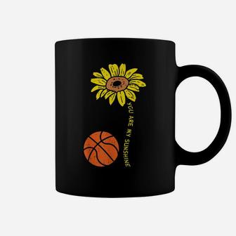 Sunflower Sunshine Basketball Flower Baller Men Women Girls Coffee Mug | Crazezy