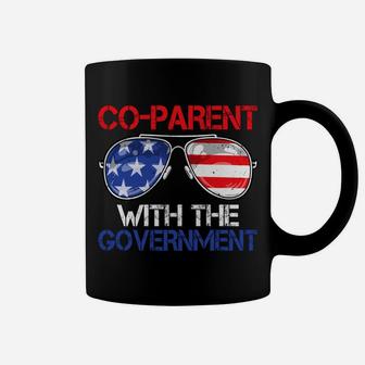 Sunglasses Usa Flag I Don’T Coparent With The Government Coffee Mug | Crazezy DE