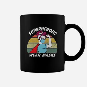 Superheroes Wear Retro Nurse Coffee Mug | Crazezy UK